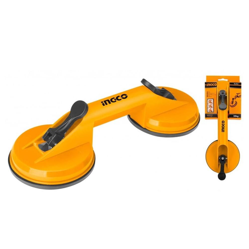 Ventosa Sopapa Doble Para Vidrio 50K Industrial Ingco - Hsu025001