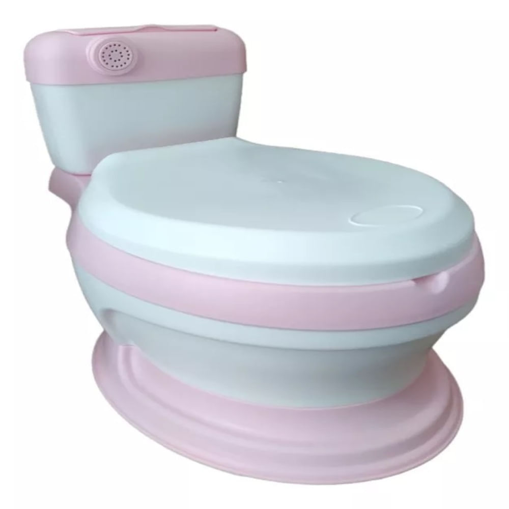 Urinario Rosado en Forma de Inodoro para Bebe