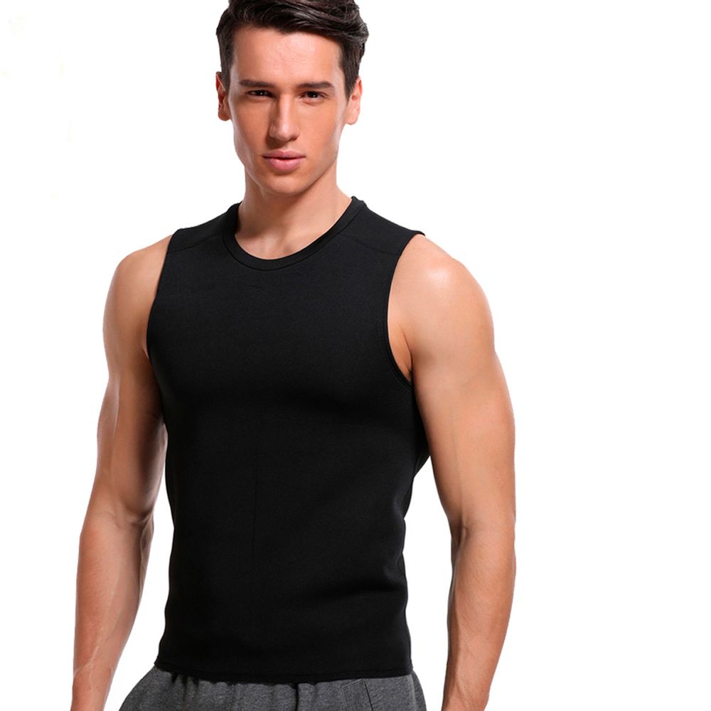 Chaleco Termico Thermo Shapers Para Hombre-Negro Sport Fitness - L