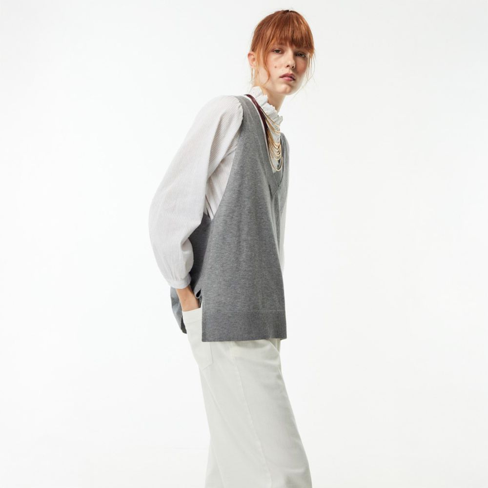 Marca Sfera Sfera Chalecos Mujer Chaleco Sfera Mujer Fino Negro