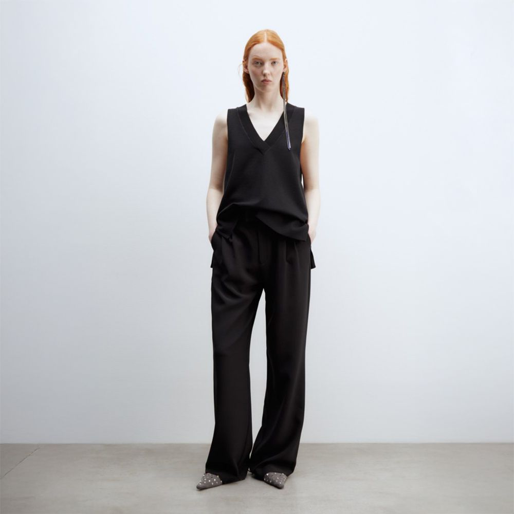 Marca Sfera Sfera Chalecos Mujer Chaleco Sfera Mujer Fino Negro