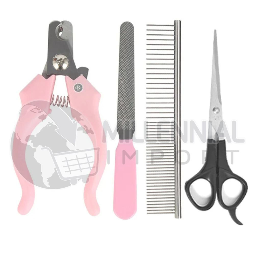 Kit Cortadora Silenciosa de Pelo Mascota + Accesorios Completos