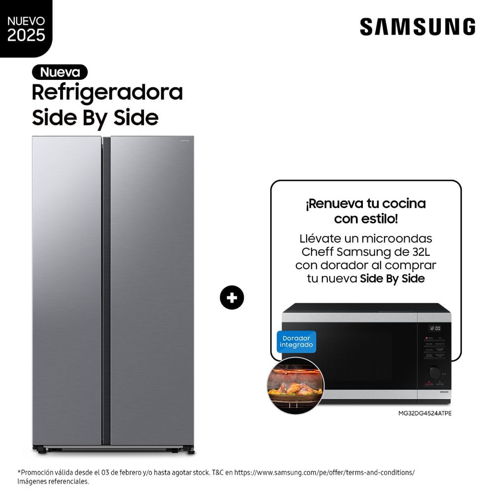 Refrigeradora Samsung All Around Cooling 564Lt Plata RS57DG4000M9/PE