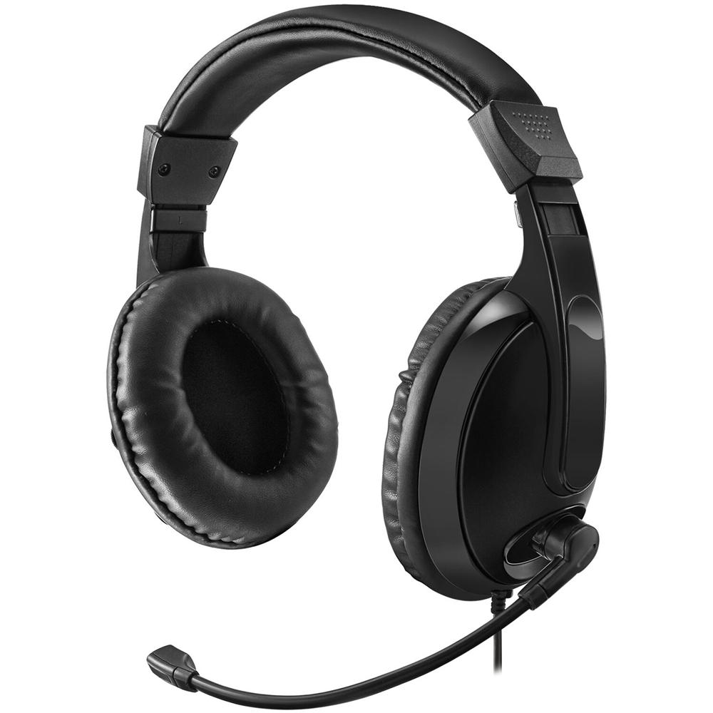 Auriculares Multimedia Estéreo Adesso Xtream H5 (Negro) con Conexión TRRS de 3.5mm, Control de Volum