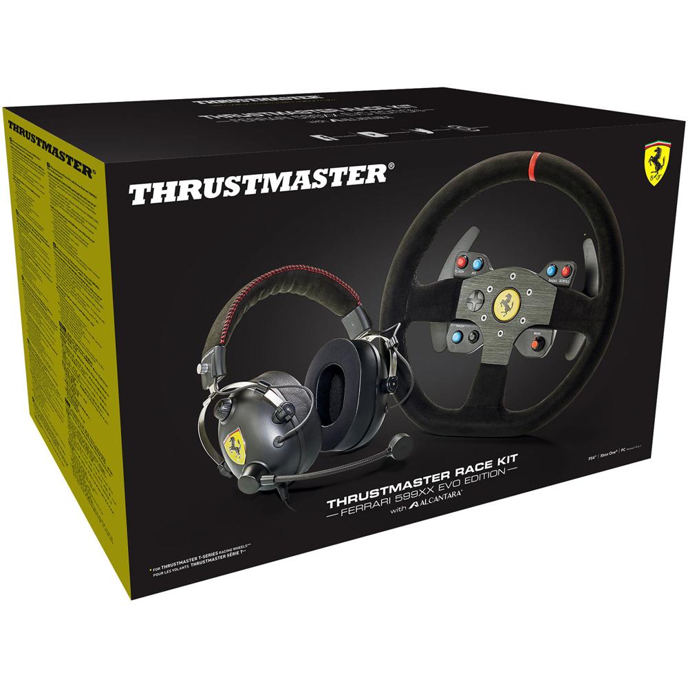 Thrustmaster Ferrari 599XX EVO Race Bundle: Réplica de Volante Ferrari 599XX EVO, Compatible con Bas
