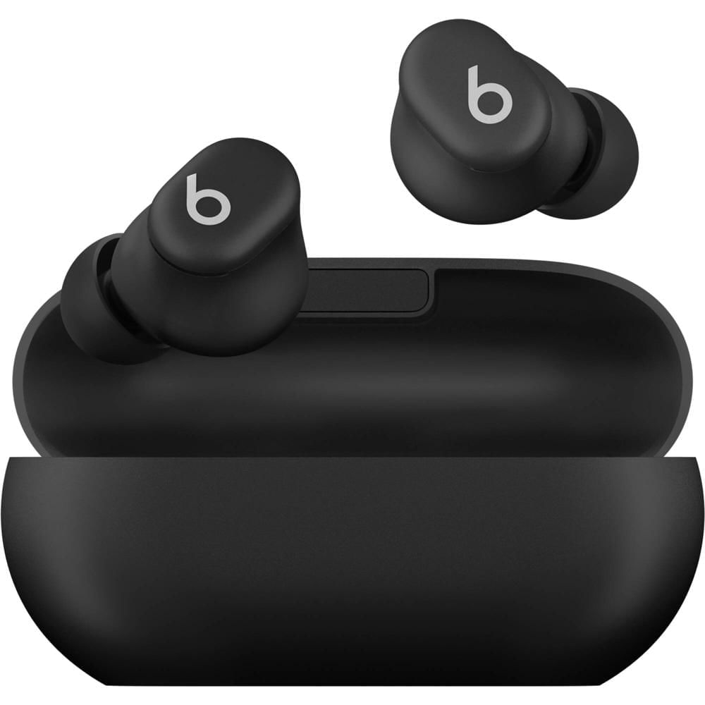 Beats by Dr. Dre Solo Buds (Negro Mate) - Auriculares Inalámbricos Ultra Livianos con Sonido Potente