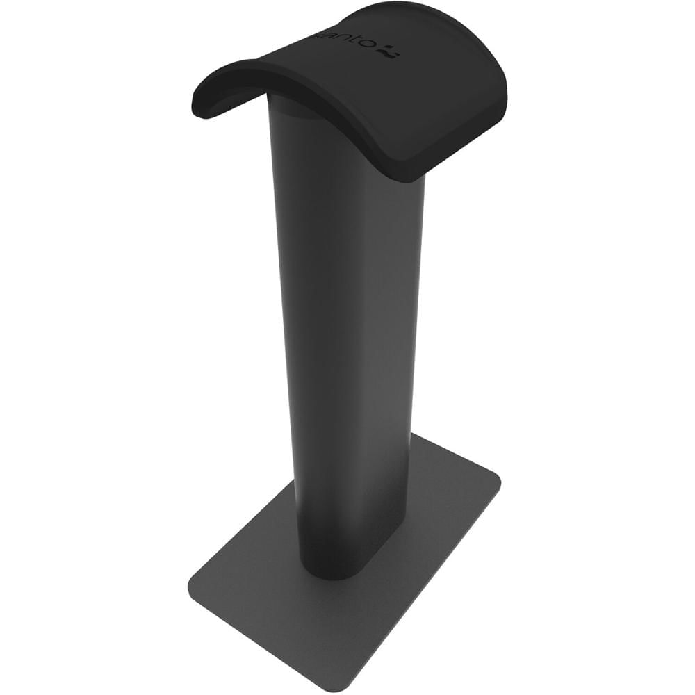 Soporte para Auriculares Kanto Living H2 Premium (Negro) - Diseño Robusto, Estructura de Acero, Base