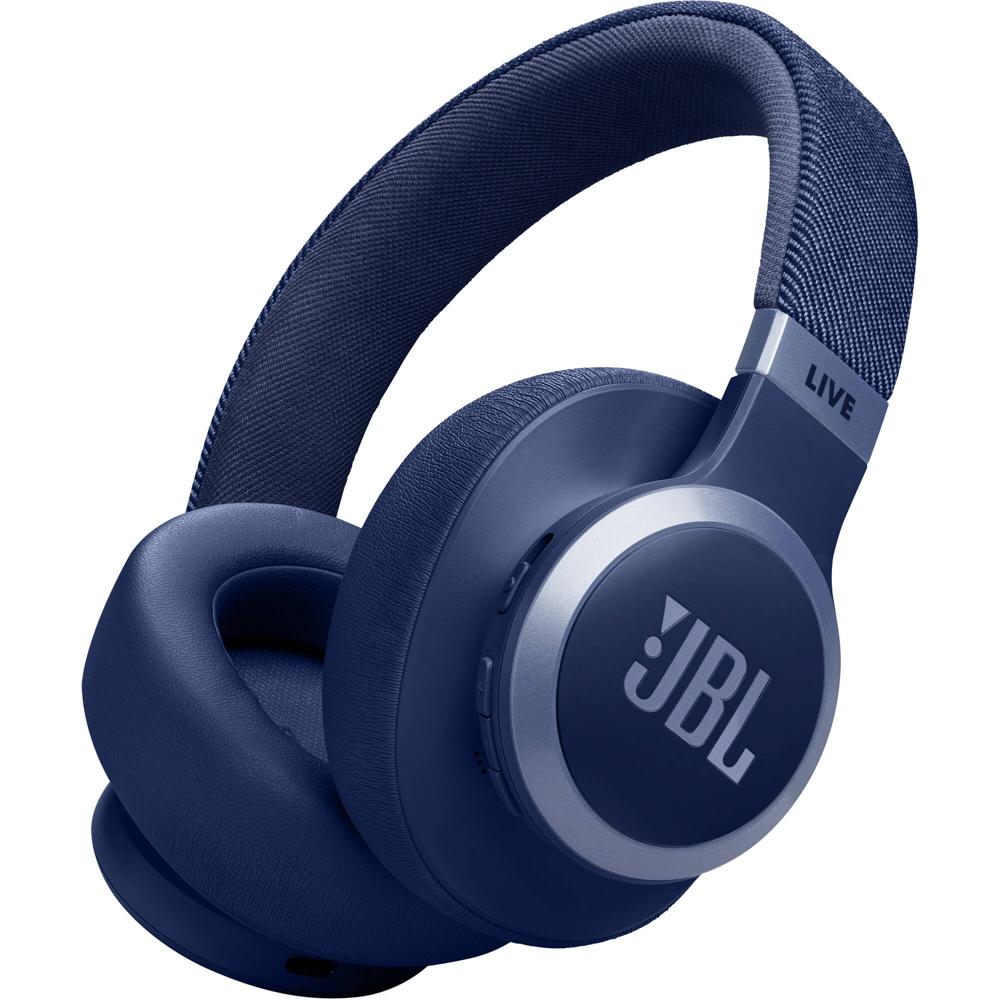 JBL Live 770 NC Auriculares Over-Ear con Cancelación de Ruido (Azul) - Sonido JBL Signature, Conecti