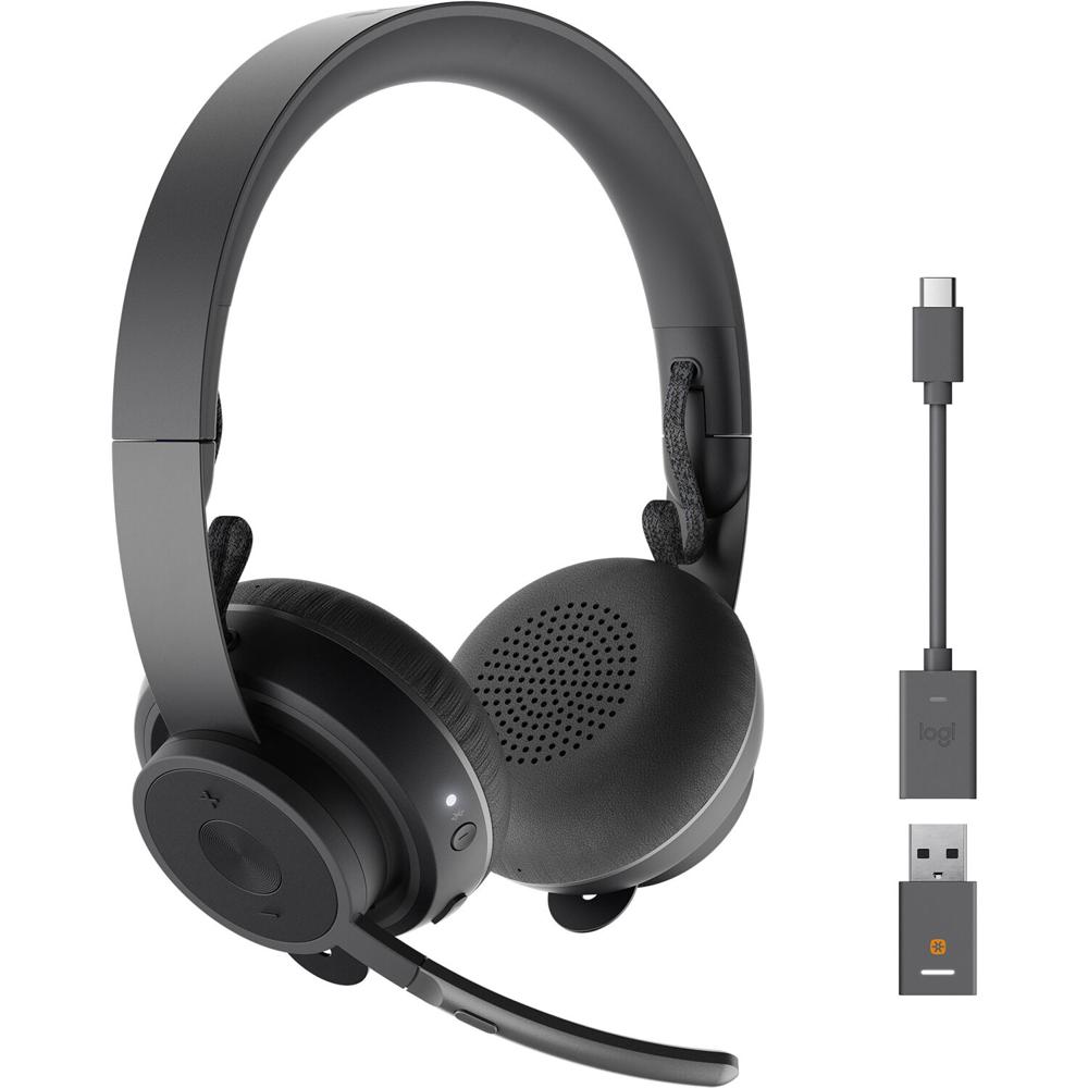Logitech Zone 900 Auriculares Estéreo Inalámbricos On-Ear con Cancelación de Ruido - Drivers Dinámic