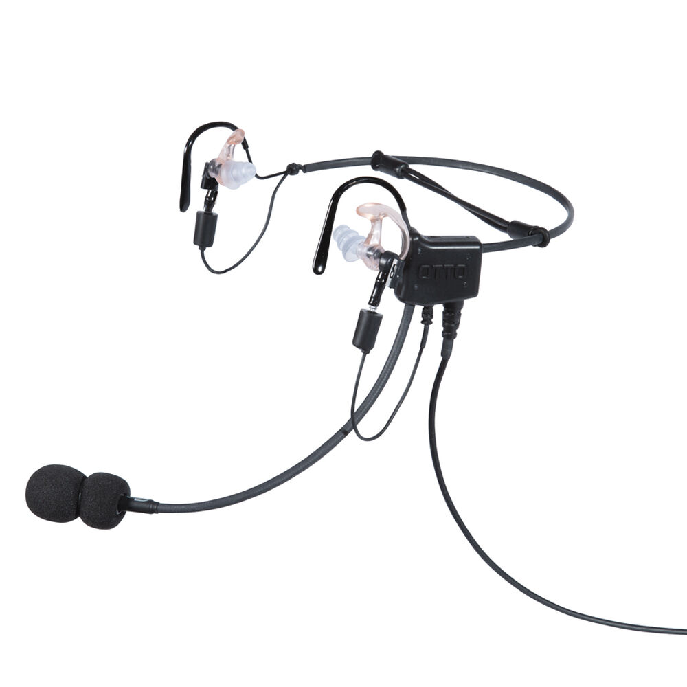 Sistema de Comunicación Otto Engineering Hurricane III, Ligero, Doble Altavoz, Auriculares Surefire,