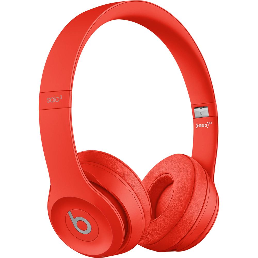 Beats by Dr. Dre Beats Solo3 Wireless On-Ear Headphones (PRODUCT)RED Citrus Red - Sonido Claro y Bal