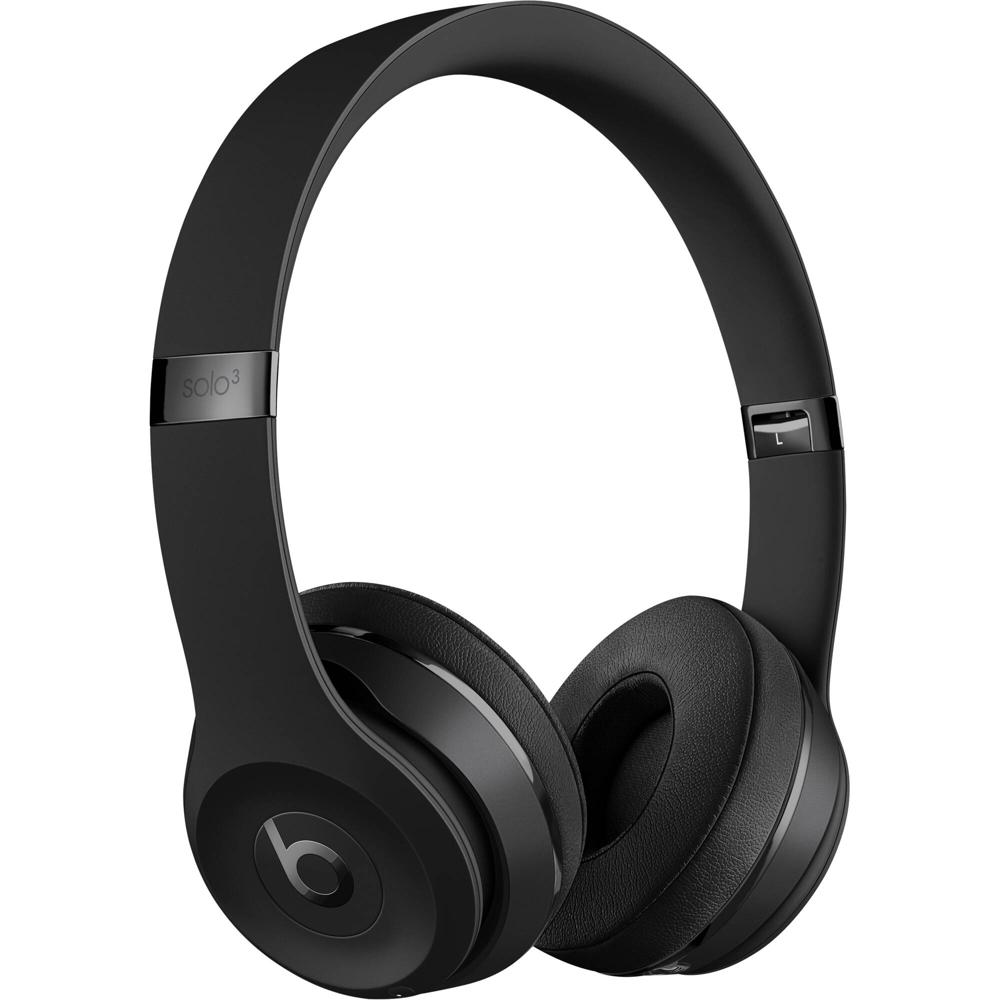Beats by Dr. Dre Solo3 Wireless: Auriculares On-Ear Matte Black con Bluetooth, Chip Apple W1, 40 Hor
