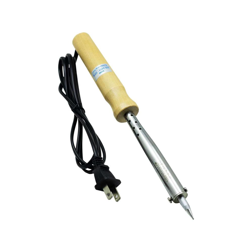 Cautín Tipo Lápiz 80W Mango de Madera WD-80W TAKEMA