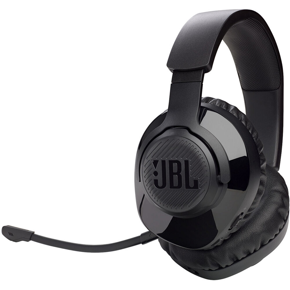 JBL Quantum 350: Auriculares Gaming Inalámbricos con Drivers Dinámicos de 40mm, Micrófono Desmontabl