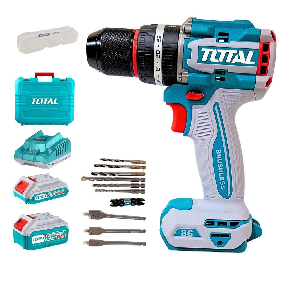 Taladro Percutor 86nm Industrial Total TIDLI20868
