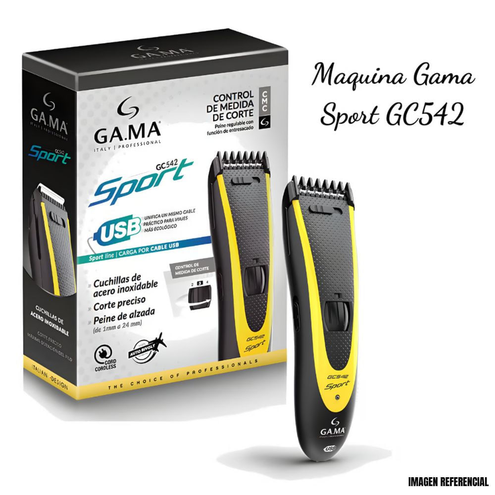 Maquina Cortadora de Cabello Gama Clipper Sport GC542
