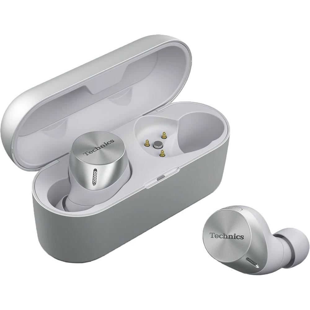 Auriculares In-Ear Inalámbricos con Cancelación de Ruido Technics (Plata) - Doble Cancelación Activa