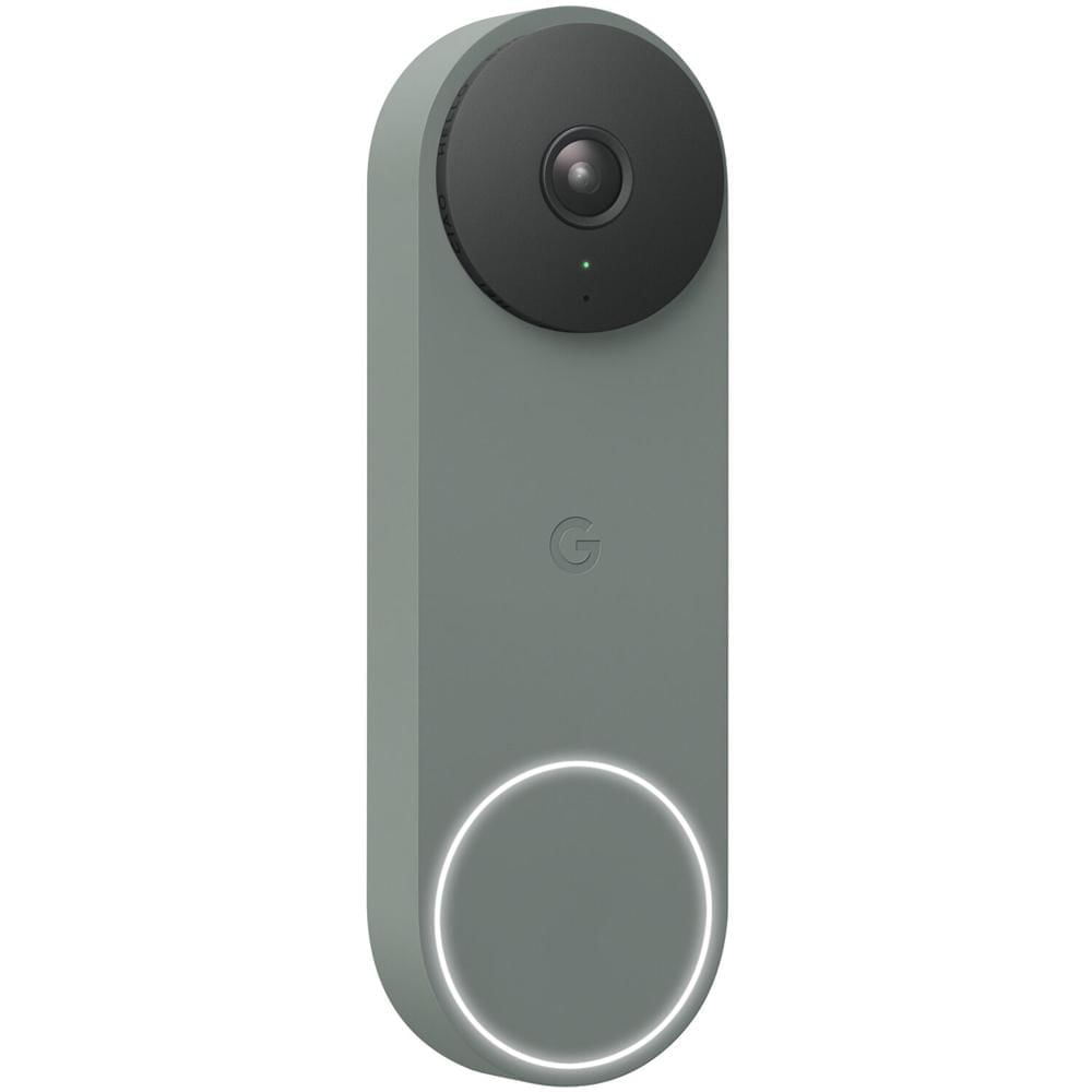 Timbre Inteligente Google Nest (Con Cable, Ivy) - Resolución 960 x 1280 a 30 fps, Visión Nocturna, A