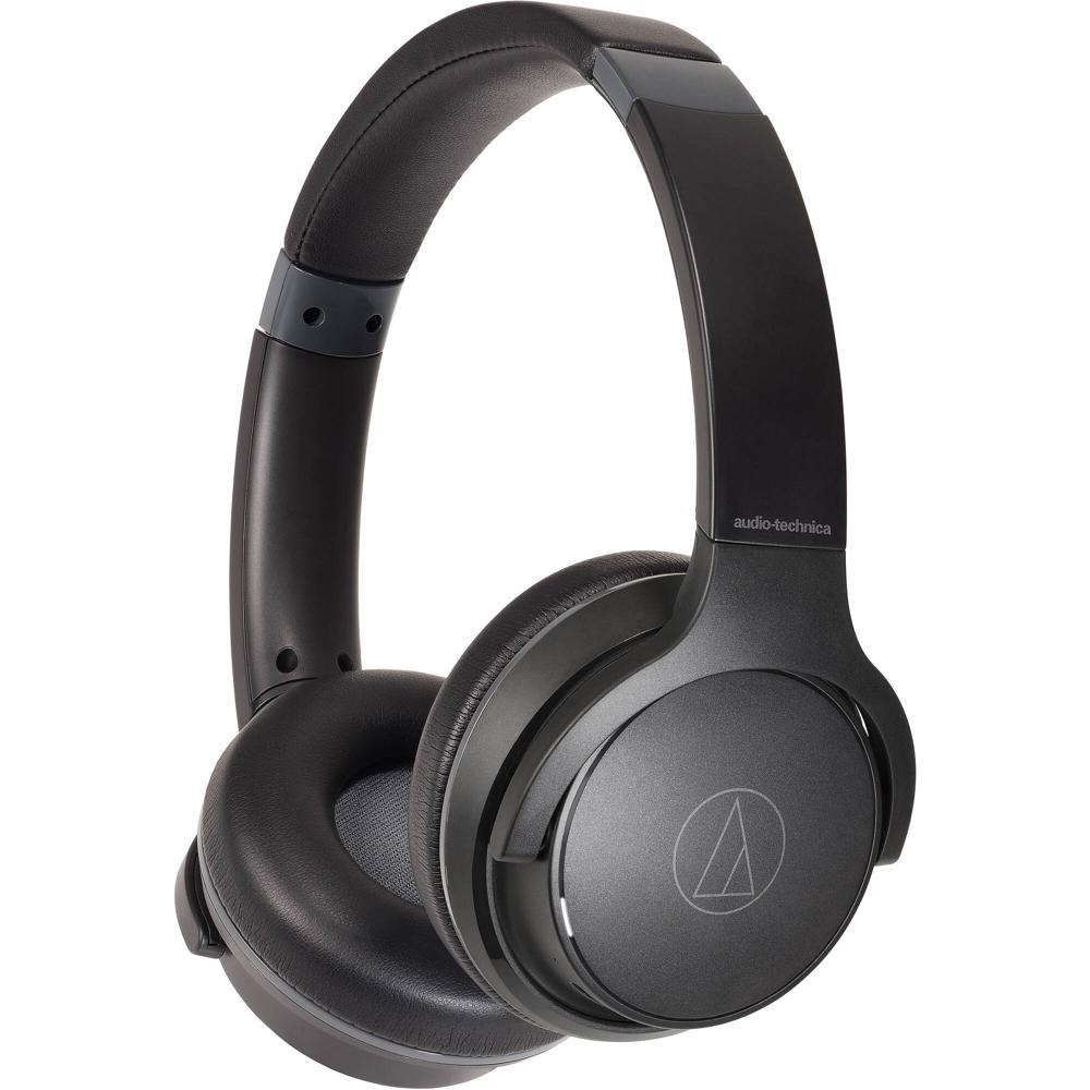 Auriculares Inalámbricos Audio-Technica ATH-S220BT On-Ear (Negro) - Hasta 60 Horas de Batería, Contr