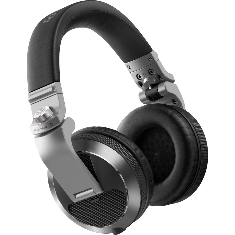 Auriculares Profesionales Pioneer DJ HDJ-X7 Over-Ear (Plateado) con Drivers de 50mm, Respuesta de Fr