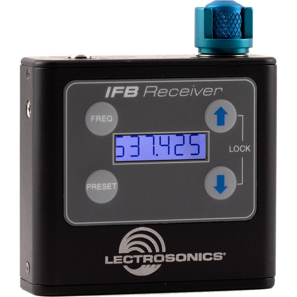 Receptor IFB Lectrosonics IFBR1B Bodypack con Cargador (A1: 470 a 537 MHz) - Monitoreo IFB para Tale