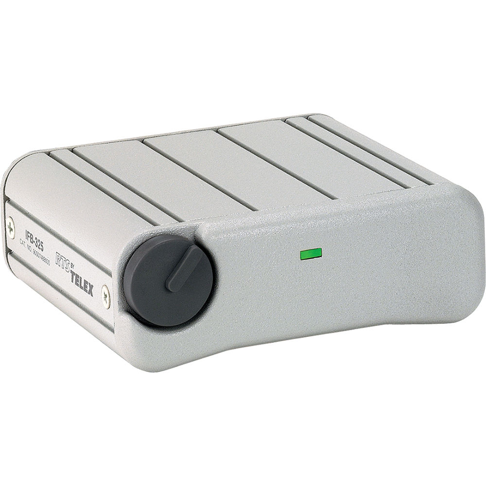 Telex Listen-Only IFB Earset Station con Controles de Volumen Integrados, Señal de Audio Mono y Carc