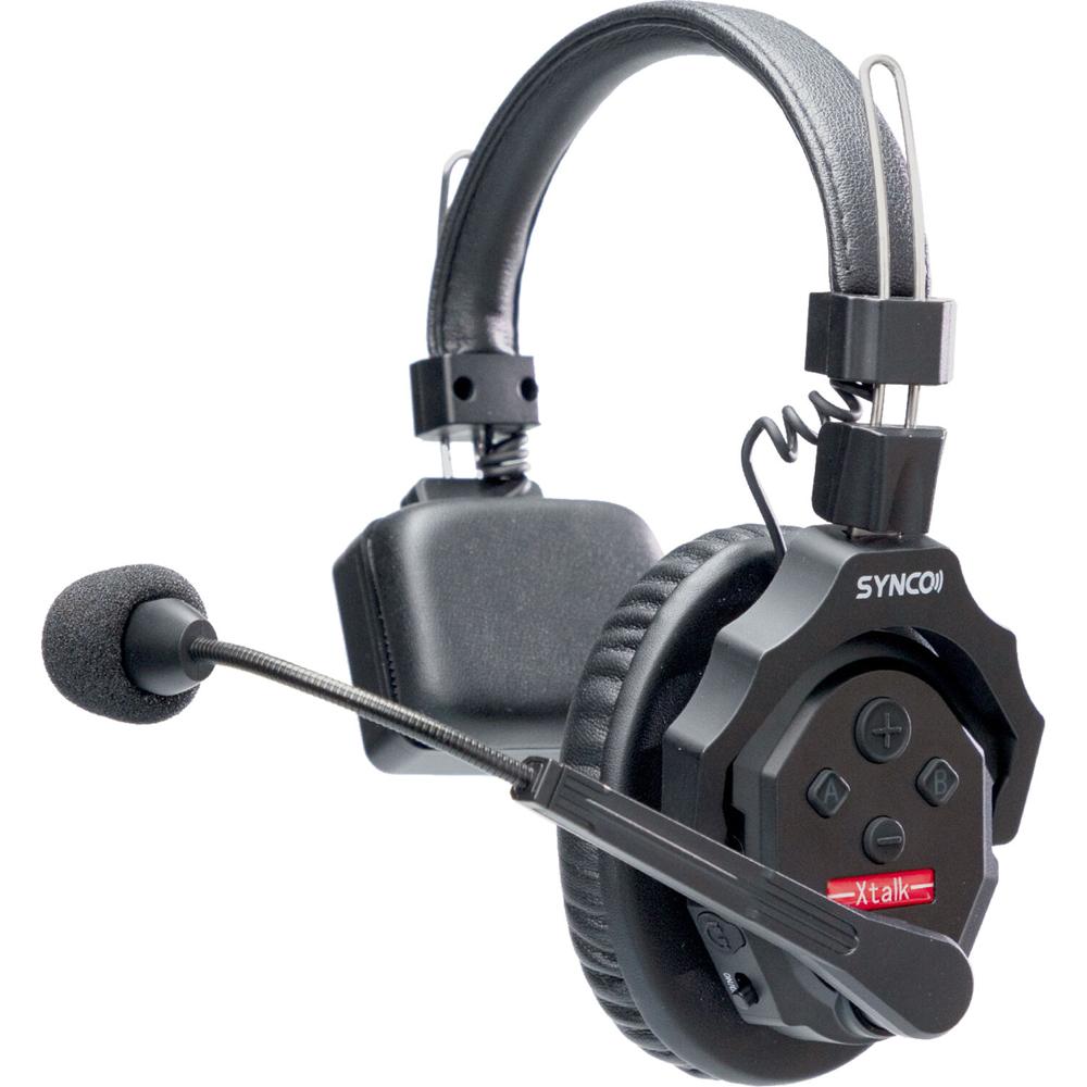 Synco X-Talk X1 Intercom Inalámbrico Auricular de Un Solo Oído (2.4 GHz) - Fácil de Usar, Dúplex