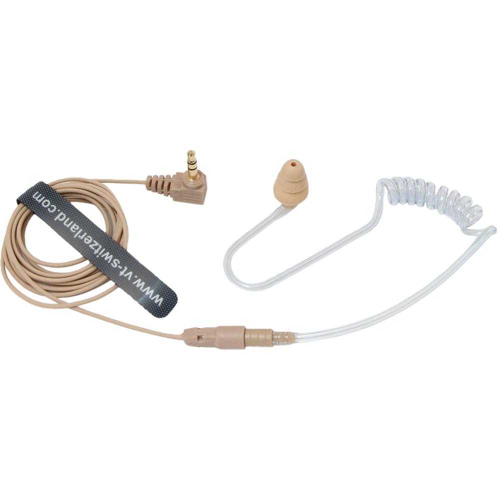 Auriculares Voice Technologies VT600D - Tubo Enrollable/ Cable Recto Removible - Conector 3.5mm T/R/