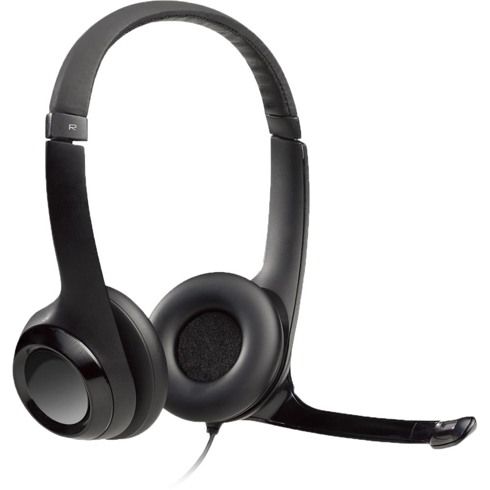 Auriculares USB Logitech H390 (Negro) - Micrófono con Cancelación de Ruido, Diadema Acolchada, Almoh