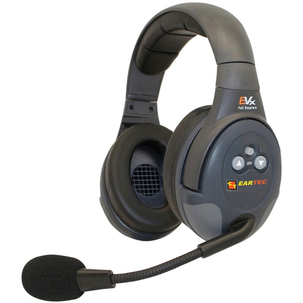 Eartec EVADE EVXDM Intercom Inalámbrico de Doble Auricular Full-Duplex para Uso Industrial (2.4 GHz)