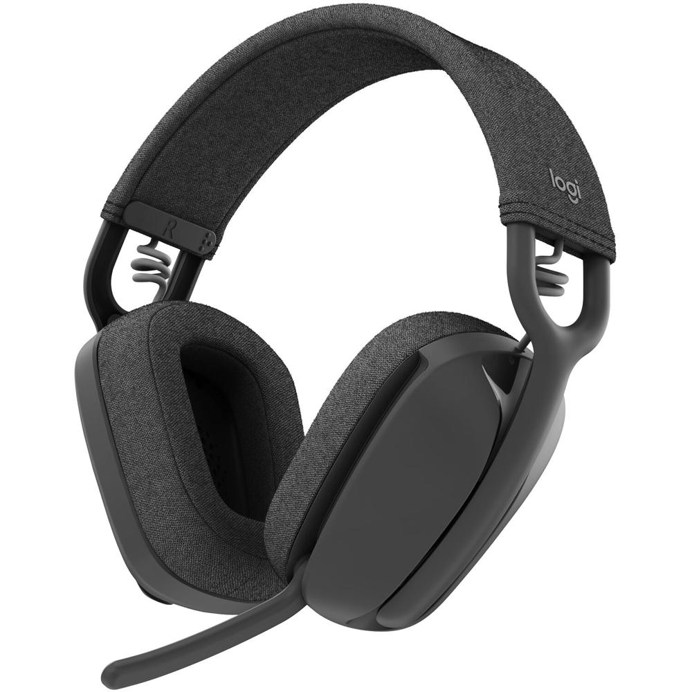 Logitech Zone Vibe 100 Auriculares Inalámbricos (Grafito) - Conectividad Bluetooth, Controladores de