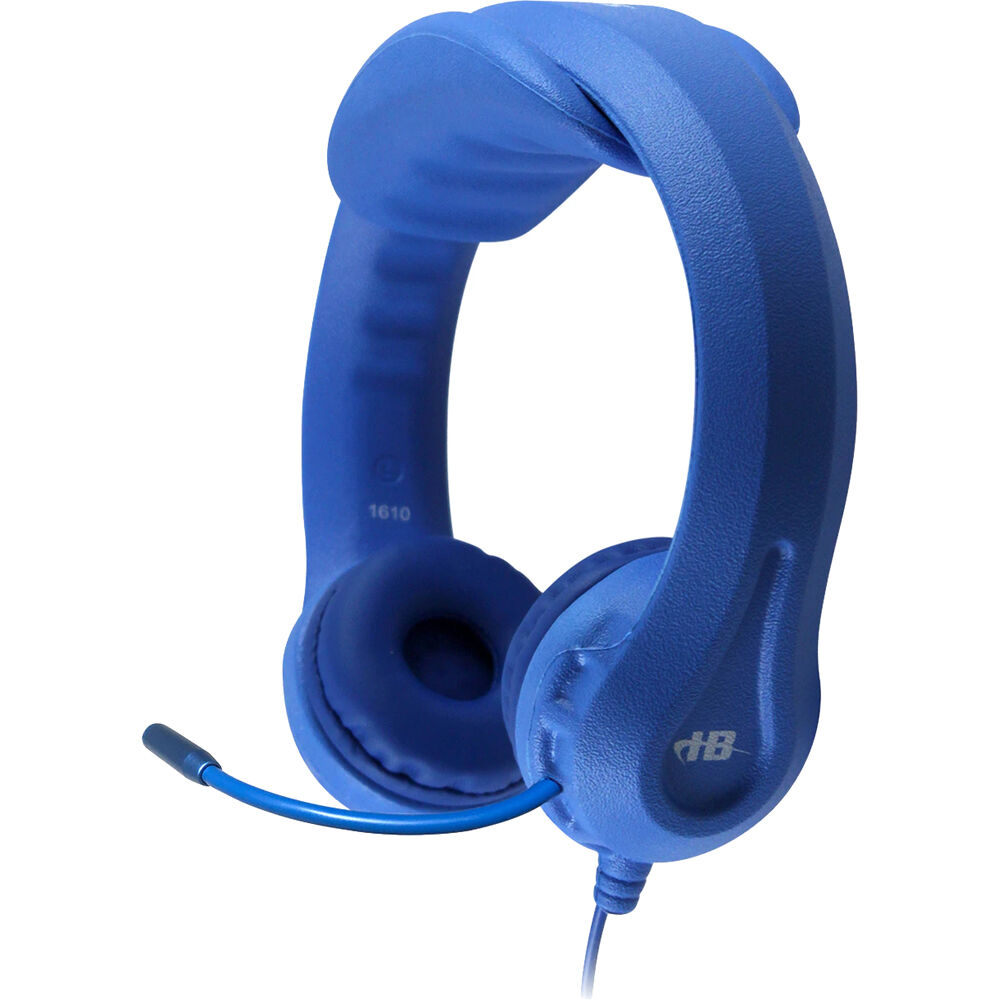 Auriculares USB HamiltonBuhl Kids Flex-Phones con Micrófono Flexible (Azul) - Comodidad y Resistenci