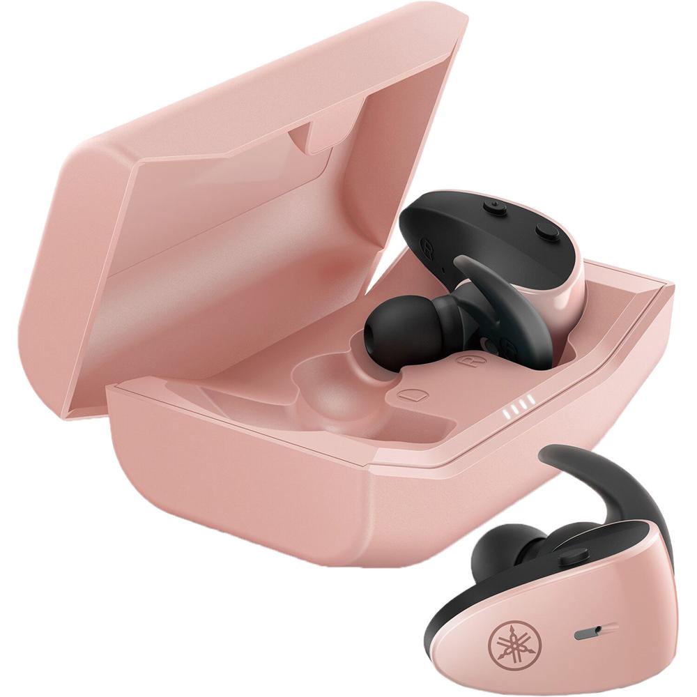 Auriculares In-Ear Deportivos Yamaha TW-ES5A True Wireless (Rosa) - Sonido Verdadero, Resistencia al