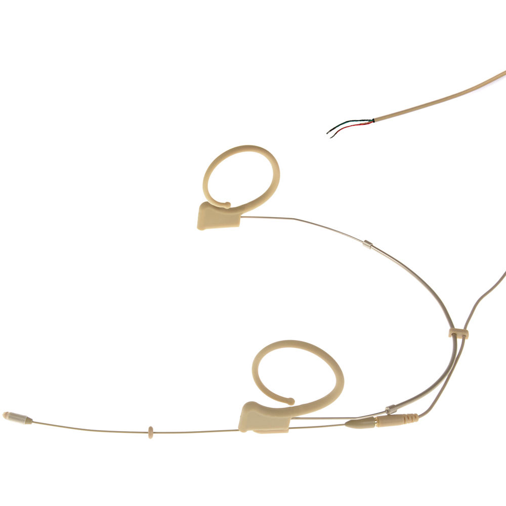 Micrófono Omni VTDUPLEX de Voice Technologies con Cable Sin Terminar (L/XL, Beige)