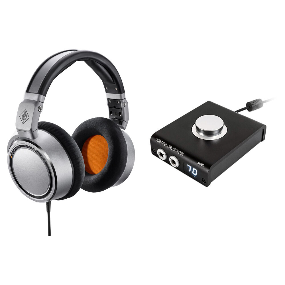 Kit de Auriculares de Estudio Cerrados Neumann NDH 20 con Amplificador Grace Design M900 - Drivers d