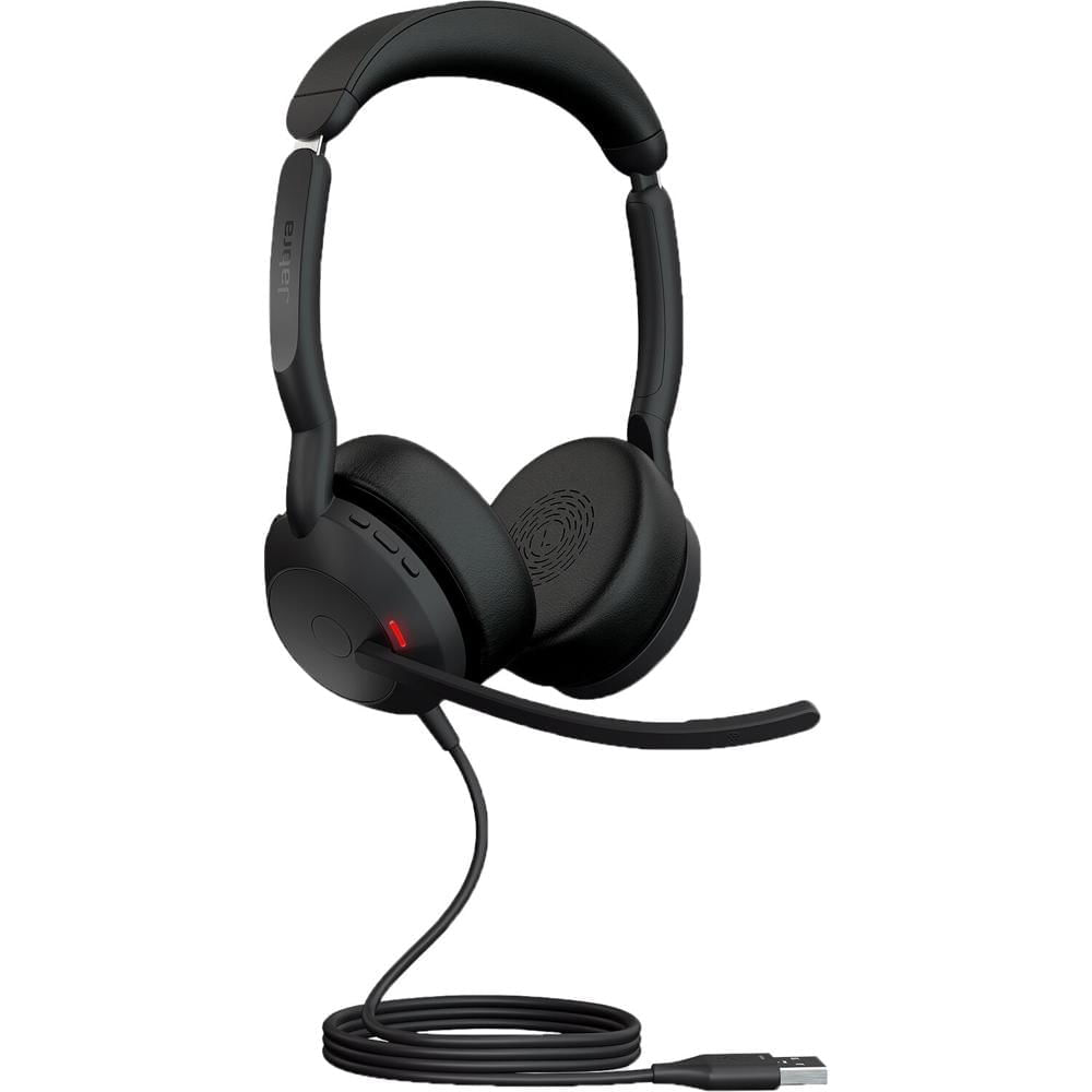 Auriculares Jabra Evolve2 50 USB-C UC Estéreo con Cancelación Activa de Ruido, Almohadillas Ergonómi