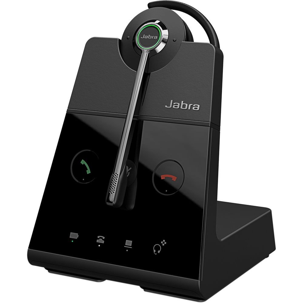 Jabra Engage 65 Auricular Inalámbrico Convertible DECT con Tecnología de Cancelación de Ruido y Cone