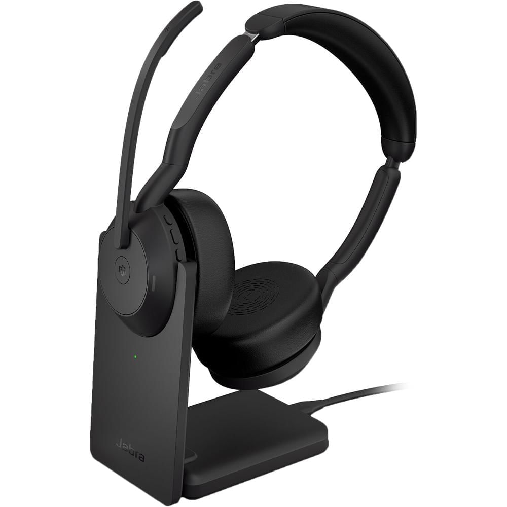 Jabra Evolve2 55 Link380a Auriculares Inalámbricos Estéreo USB-A con Soporte - Conectividad Bluetoot