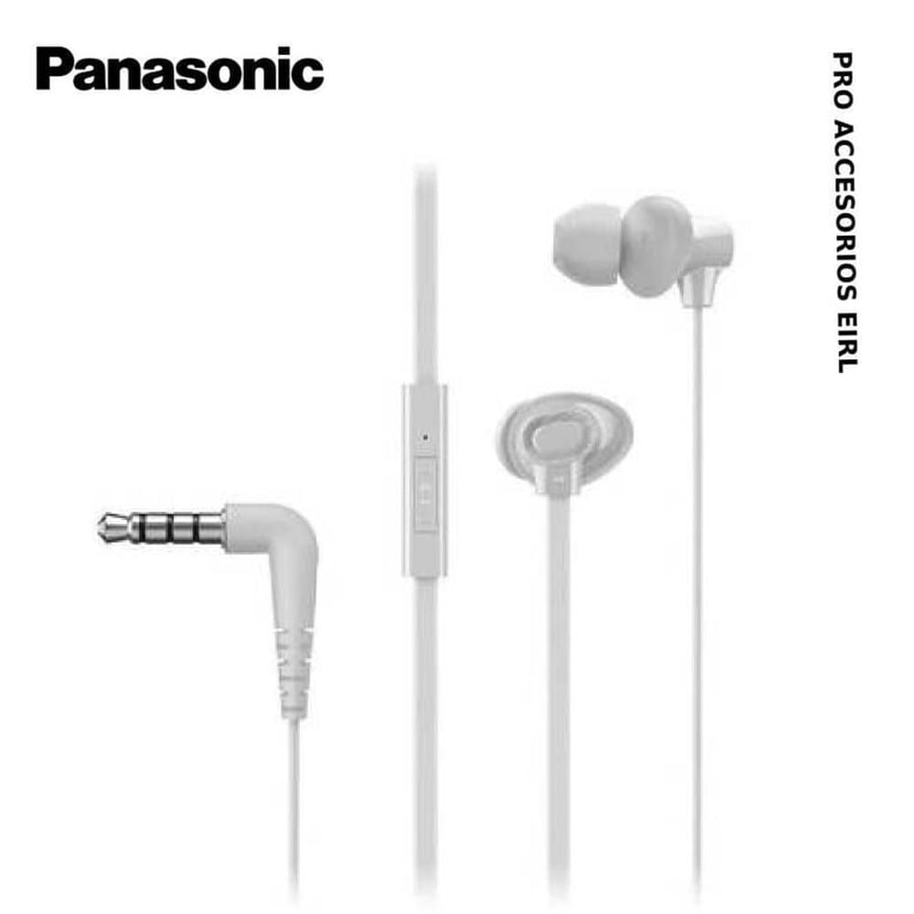Audifonos Panasonic Ergofit Plus RP-TCM130 Extra Bass Blanco