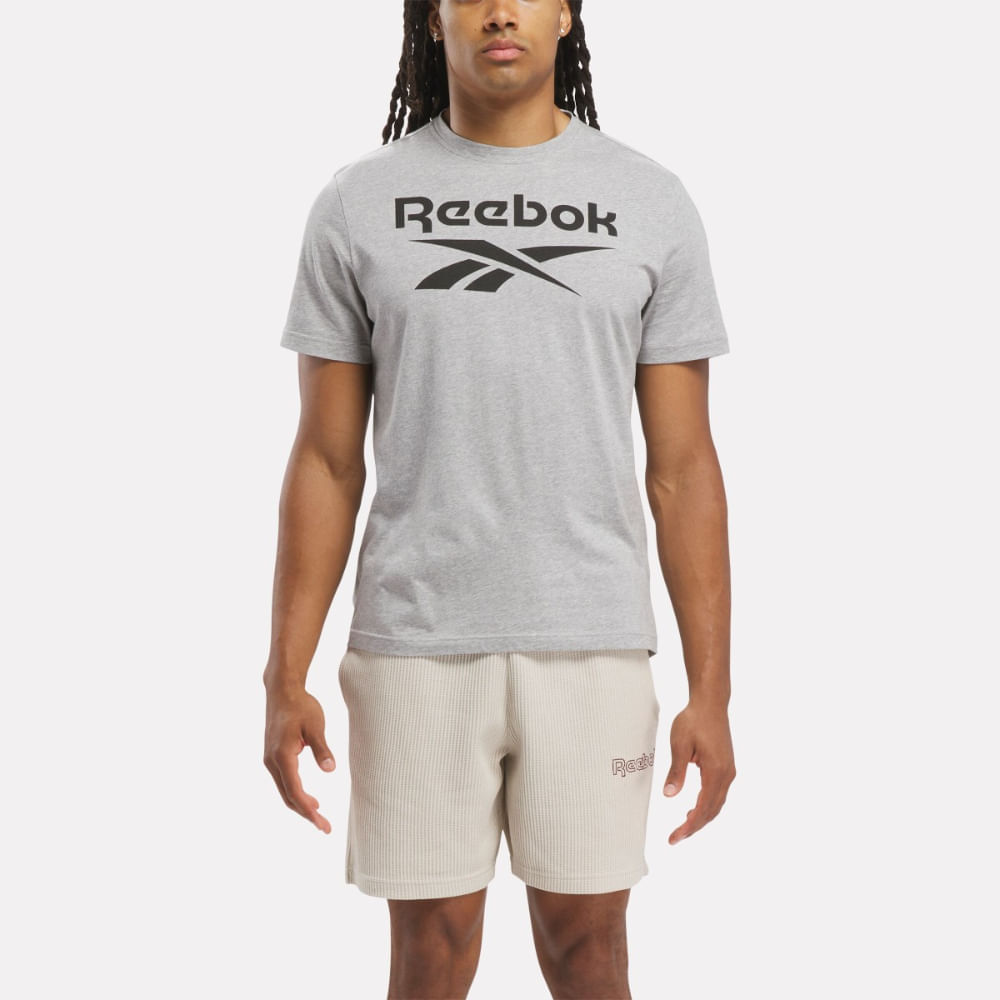 Polo Deportivo Reebok Hombre Reebok Id T-Shirt 100071173 Gris | Oechsle ...