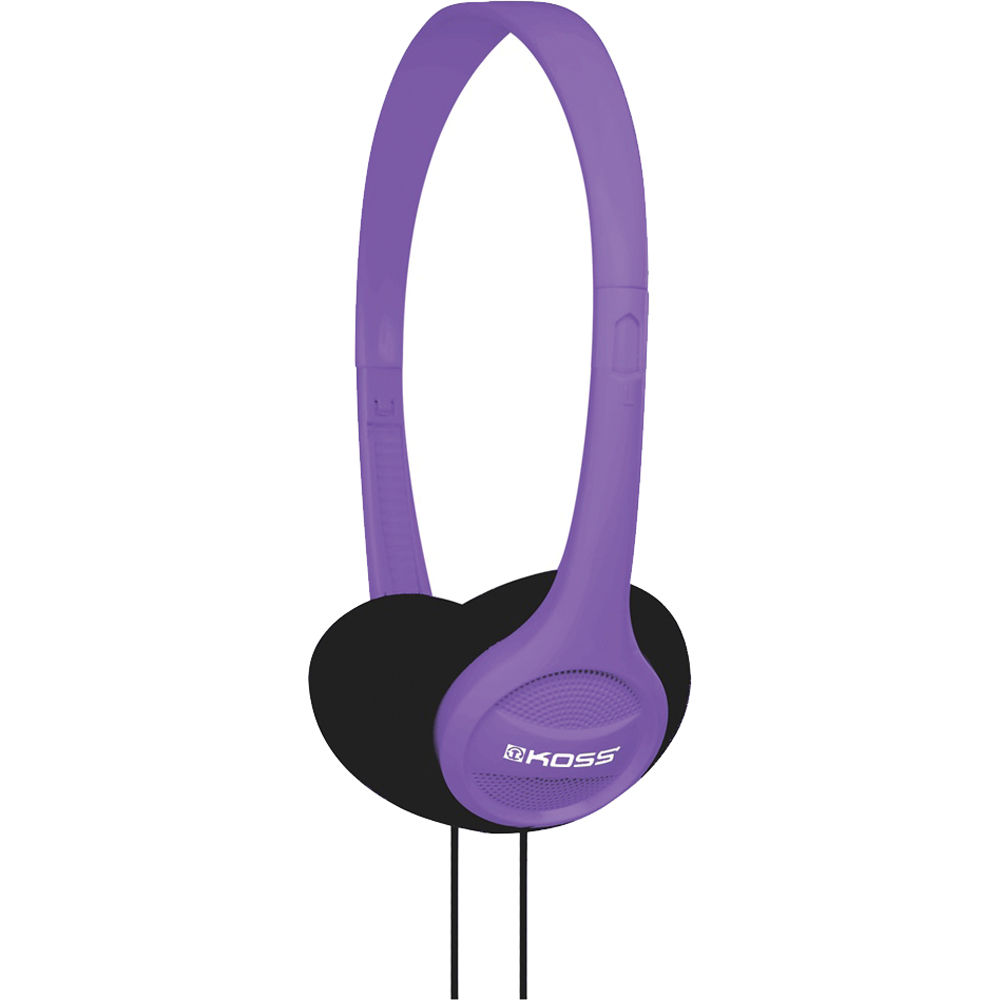 Auriculares Koss KPH7 On-Ear (Violeta) - Diadema Ajustable, Diseño Ligero, Cable de 4', Garantía Lim