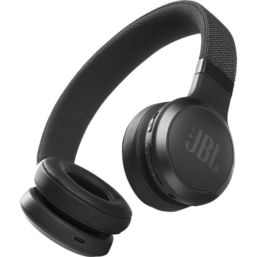 JBL Live 460NC Auriculares Inalámbricos On-Ear con Cancelación de Ruido (Negro) - 40mm Drivers, Tecn