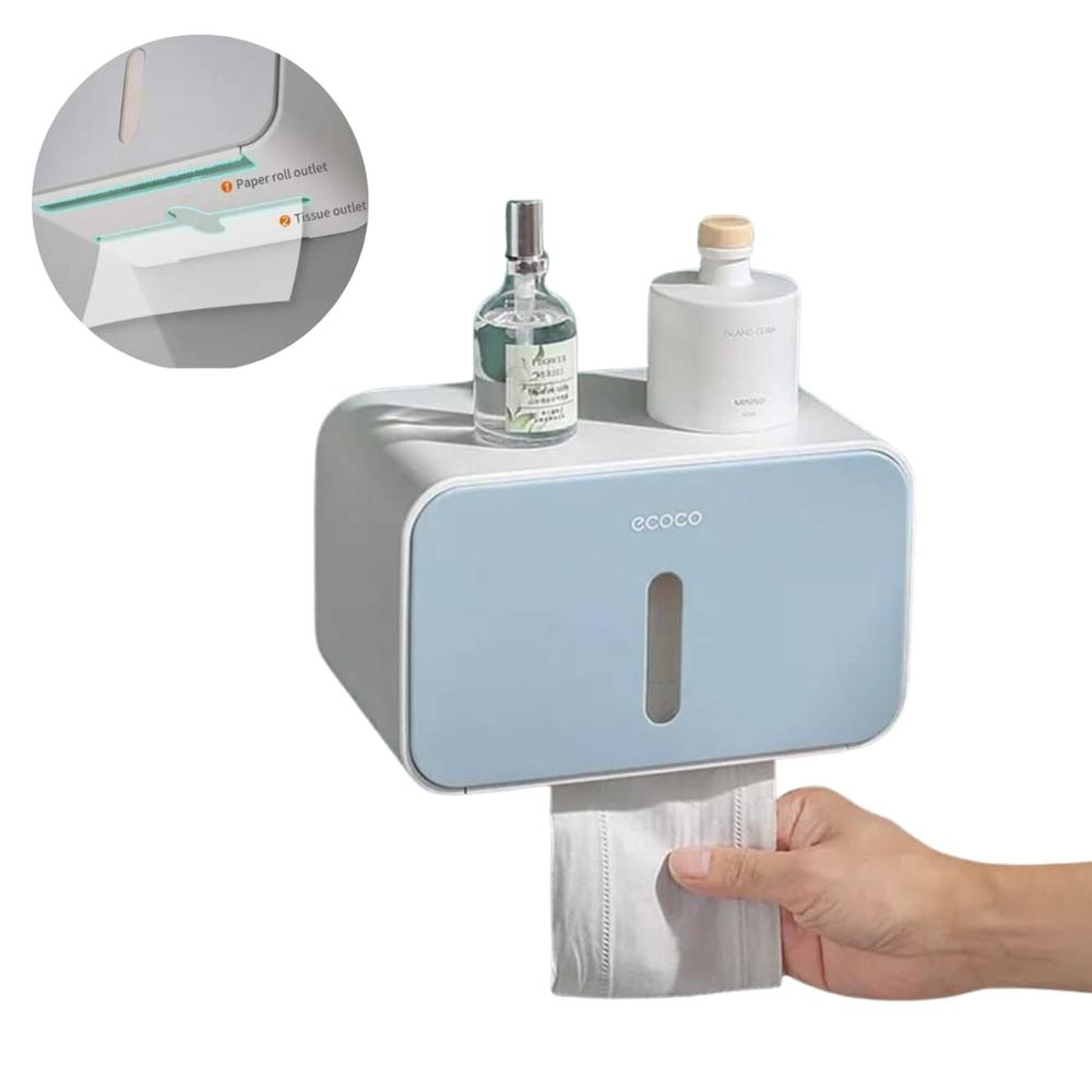 Dispensador De Papel Higiénico Celeste 410CL03