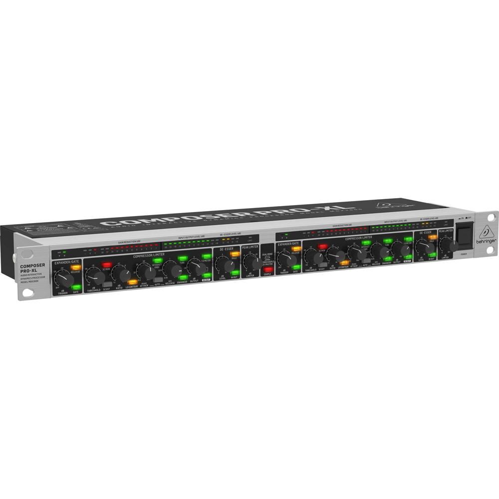 Behringer COMPOSER PRO-XL MDX2600 V2 - Procesador de Dinámica de Doble Canal con Expansor, Compresor