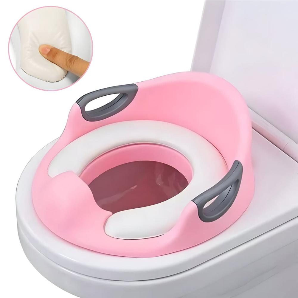Asiento de Inodoro para Bebe Y Niños Rosado  404RS03