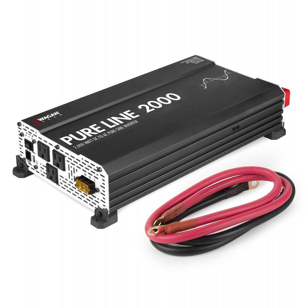 Inversor De Coche UAGFDFF 120W - Convierte 12V/24V A 220V Para Cargar Móviles, Tablets Y Portátiles
