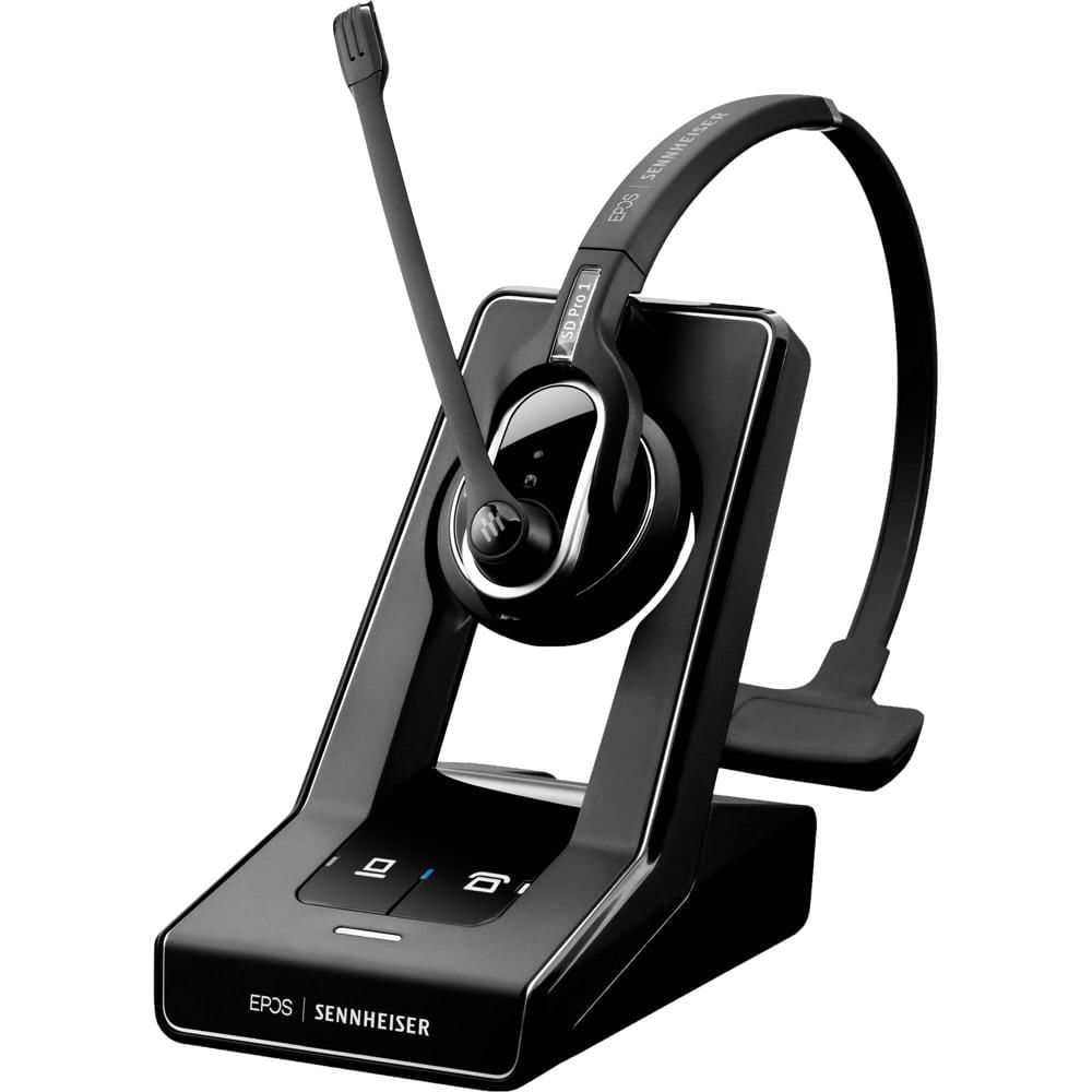 EPOS/SENNHEISER IMPACT SD Pro 1 ML Mono Inalámbrico DECT 6.0 Auricular (Negro) - Compatible con Telé