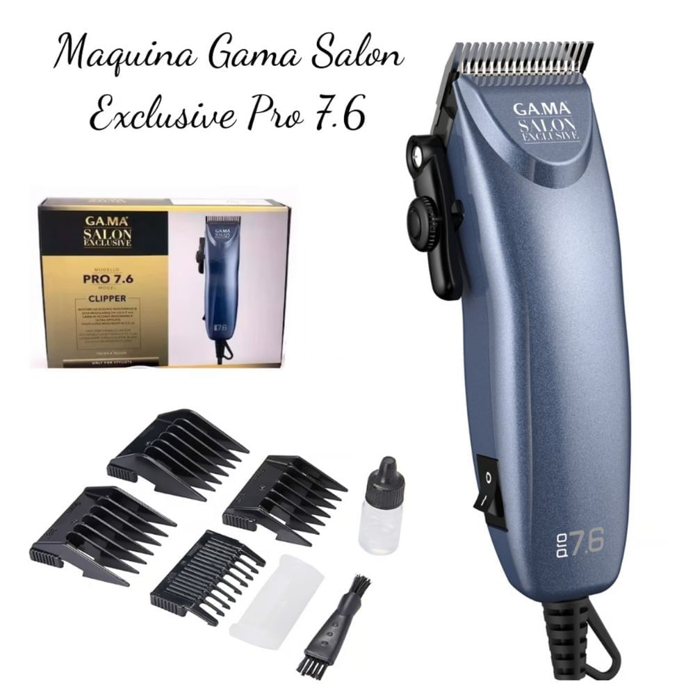 Maquina Para Cortar Cabello Gama Salon Exclusive Pro 7.6
