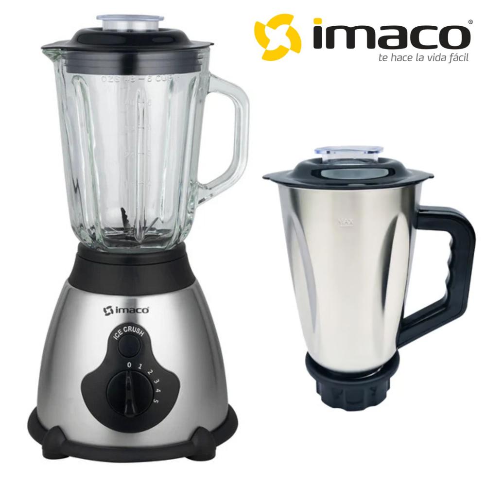 Combo Licuadora 1.5 L Acero Inox BLS503 + Jarra coctelera Imaco