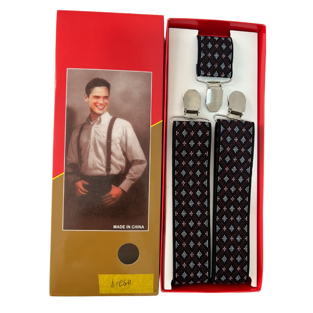 Tirantes Ajustables Elásticos Pantalón Diego Elegancia y Comodidad